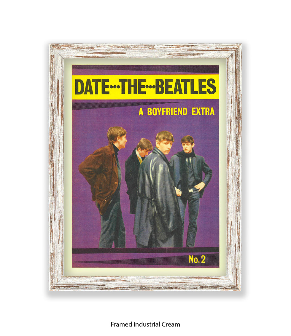 Date the Beatles No 1 Art Print