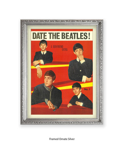 Date the Beatles No 2 Art Print