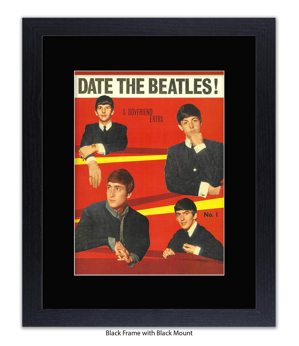 Date the Beatles No 2 Art Print