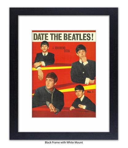 Date the Beatles No 2 Art Print