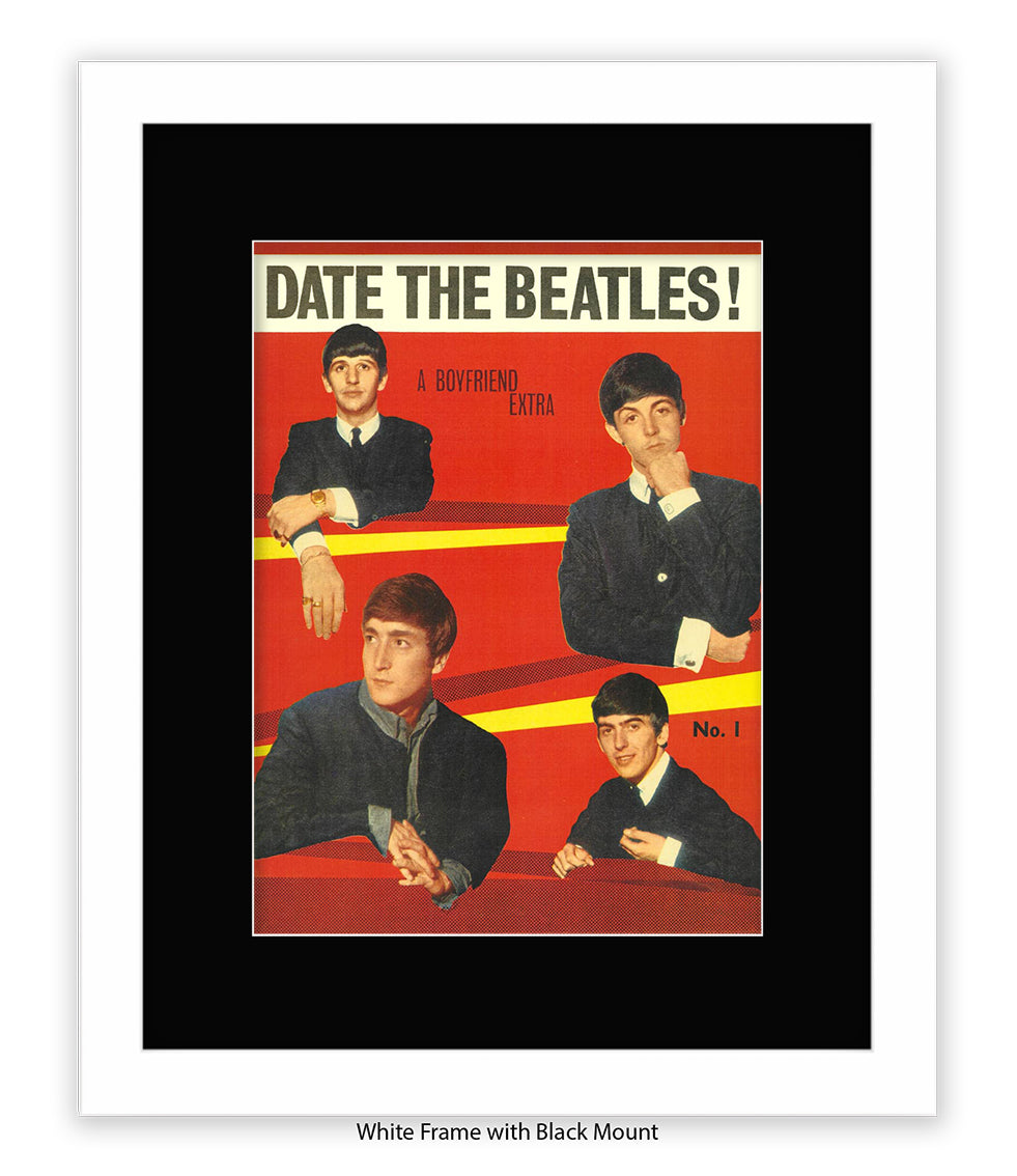 Date the Beatles No 2 Art Print