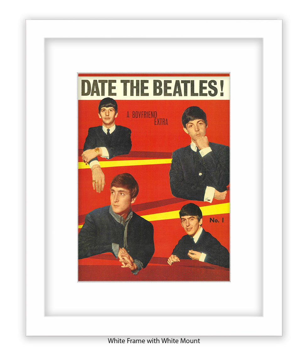 Date the Beatles No 2 Art Print