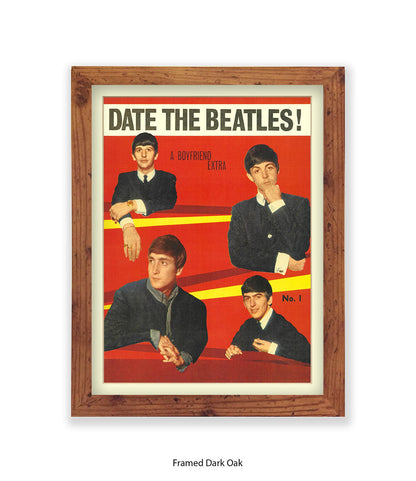 Date the Beatles No 2 Art Print