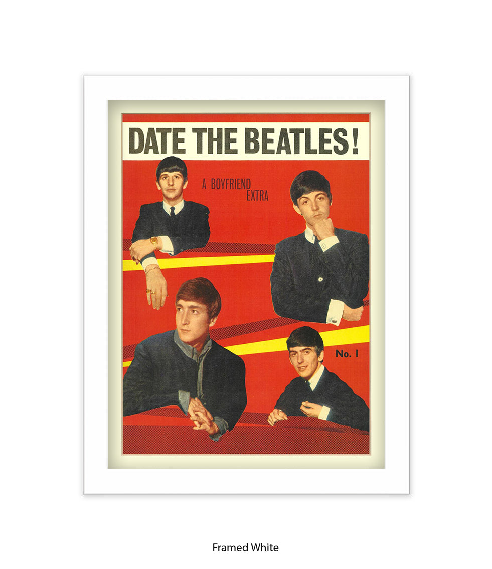 Date the Beatles No 2 Art Print