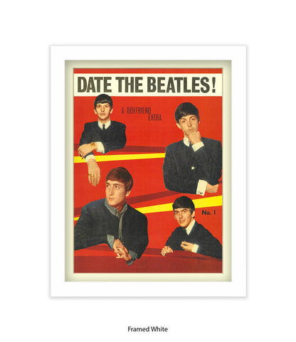 Date the Beatles No 2 Art Print