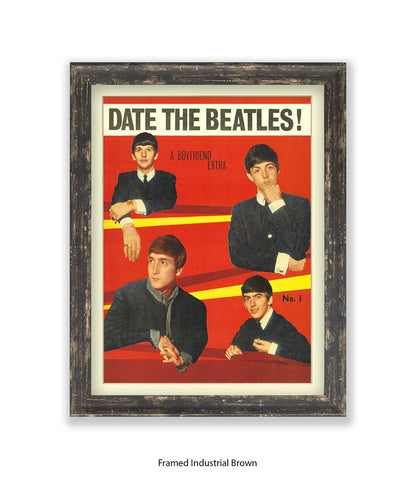 Date the Beatles No 2 Art Print