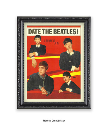 Date the Beatles No 2 Art Print