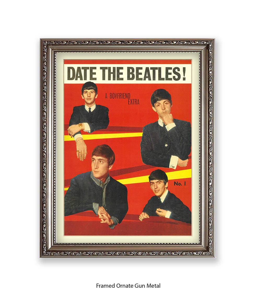 Date the Beatles No 2 Art Print