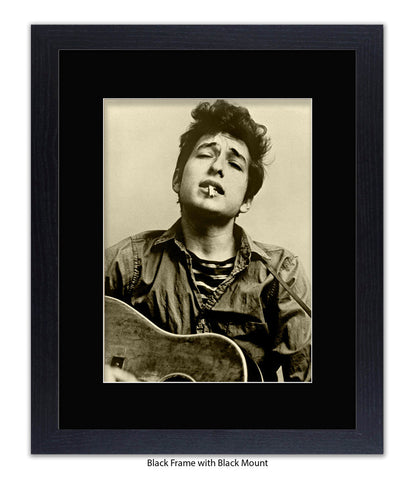 Bob Dylan Guitar Art Print