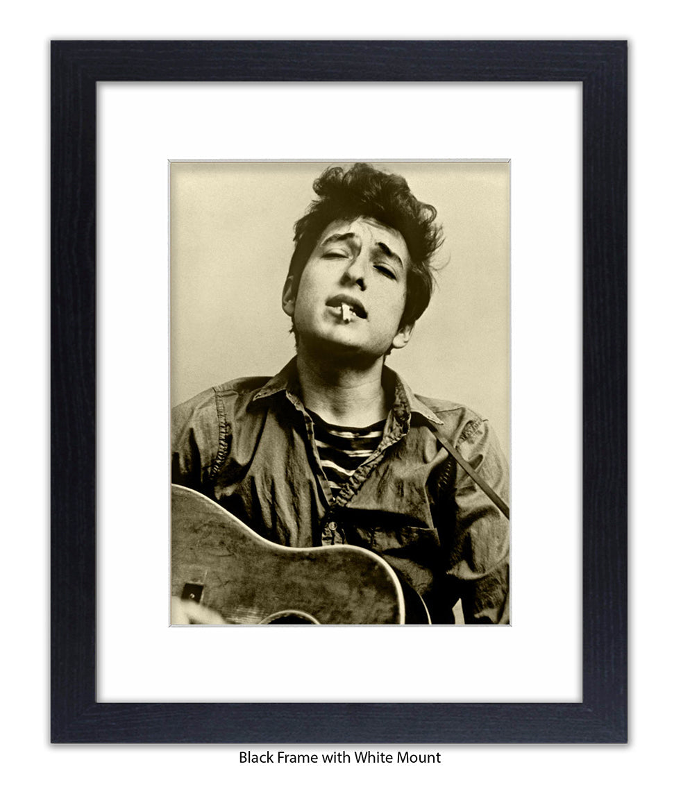 Bob Dylan Guitar Art Print