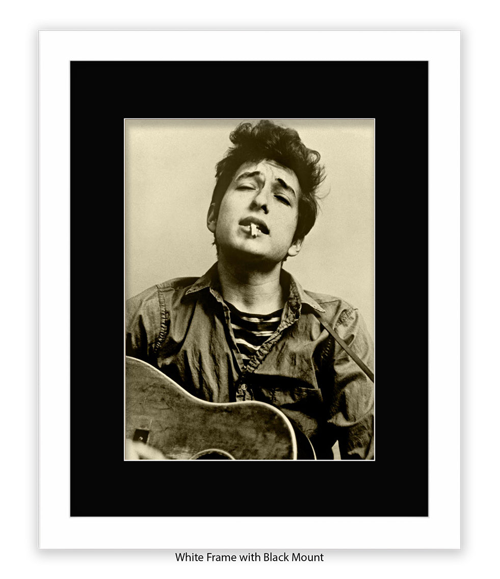 Bob Dylan Guitar Art Print