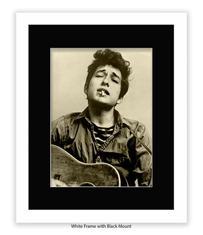 Bob Dylan Guitar Art Print