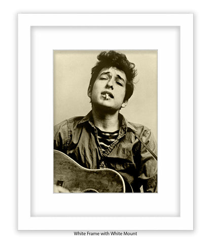 Bob Dylan Guitar Art Print