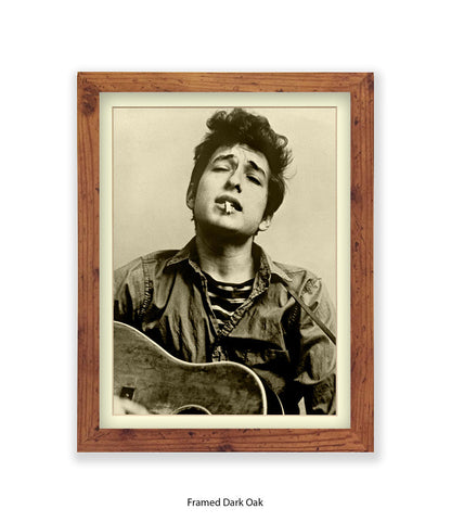 Bob Dylan Guitar Art Print