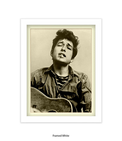 Bob Dylan Guitar Art Print