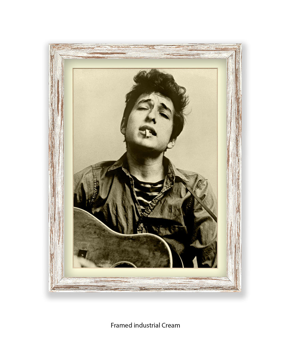 Bob Dylan Guitar Art Print