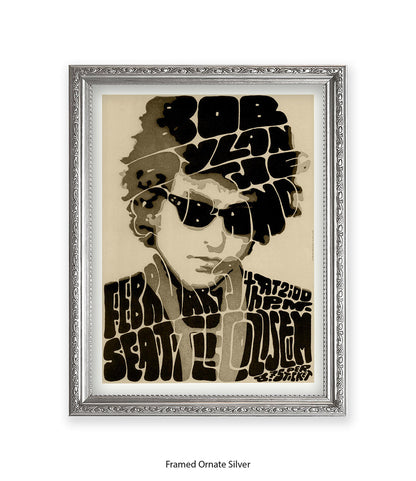 Bob Dylan Seattle Art Print