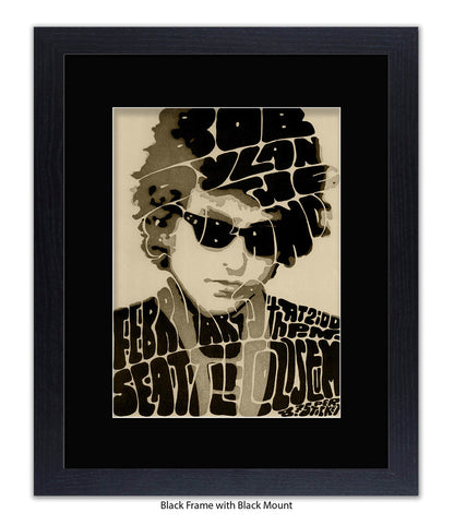 Bob Dylan Seattle Art Print