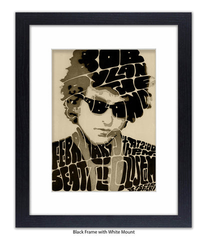 Bob Dylan Seattle Art Print