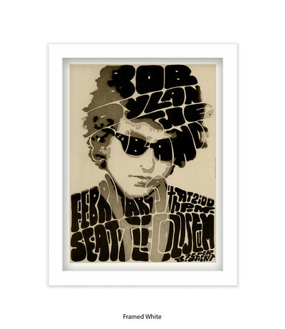 Bob Dylan Seattle Art Print