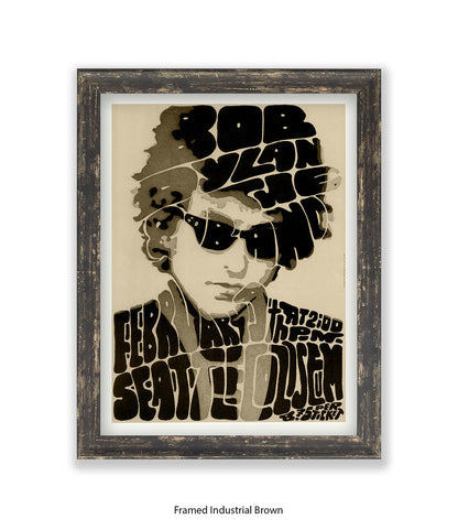 Bob Dylan Seattle Art Print