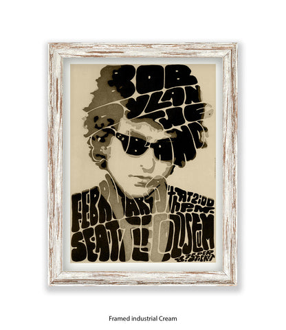 Bob Dylan Seattle Art Print