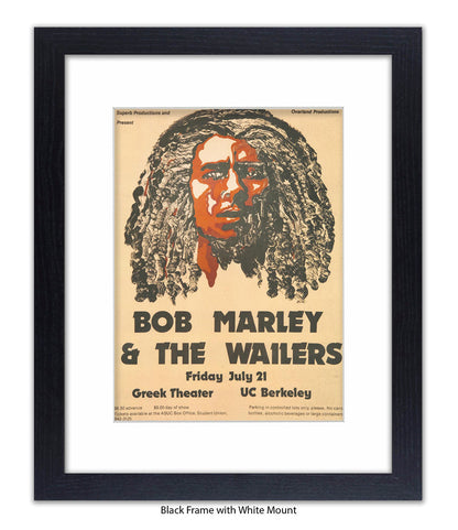 Bob Marley & The Wailers Greek Theatre Art Print