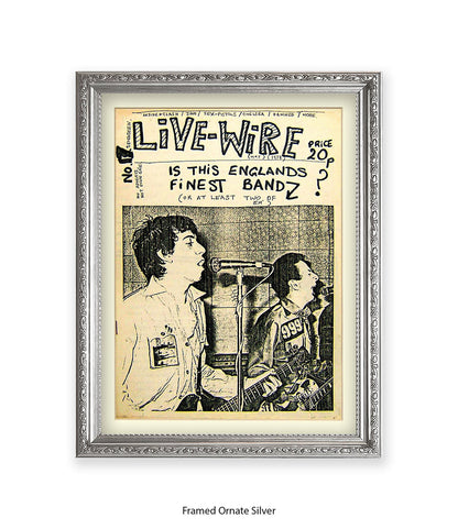 Live-Wire Is This Englands Finest Band Art Print