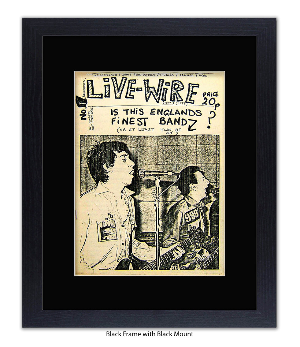 Live-Wire Is This Englands Finest Band Art Print