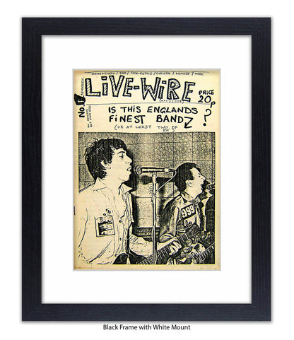 Live-Wire Is This Englands Finest Band Art Print