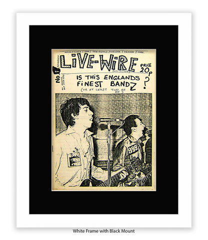 Live-Wire Is This Englands Finest Band Art Print