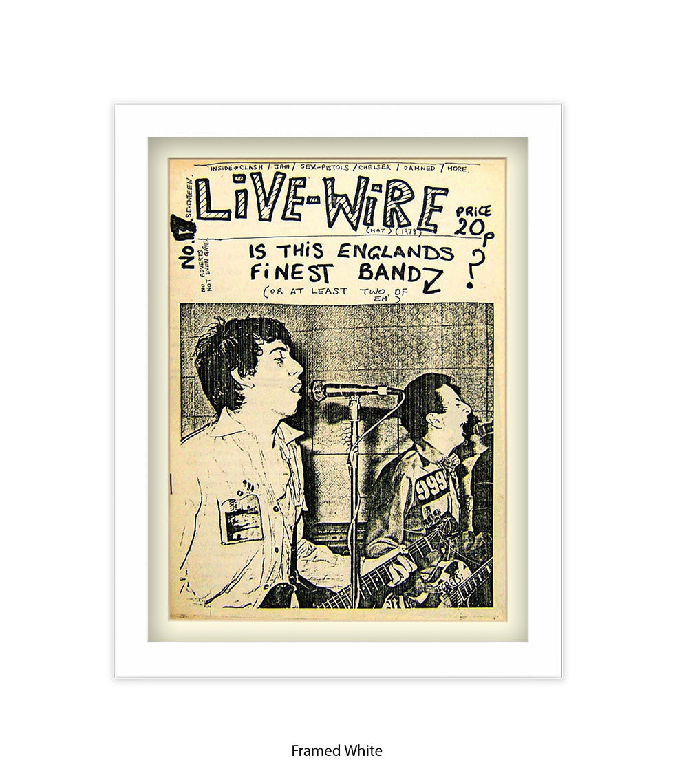 Live-Wire Is This Englands Finest Band Art Print