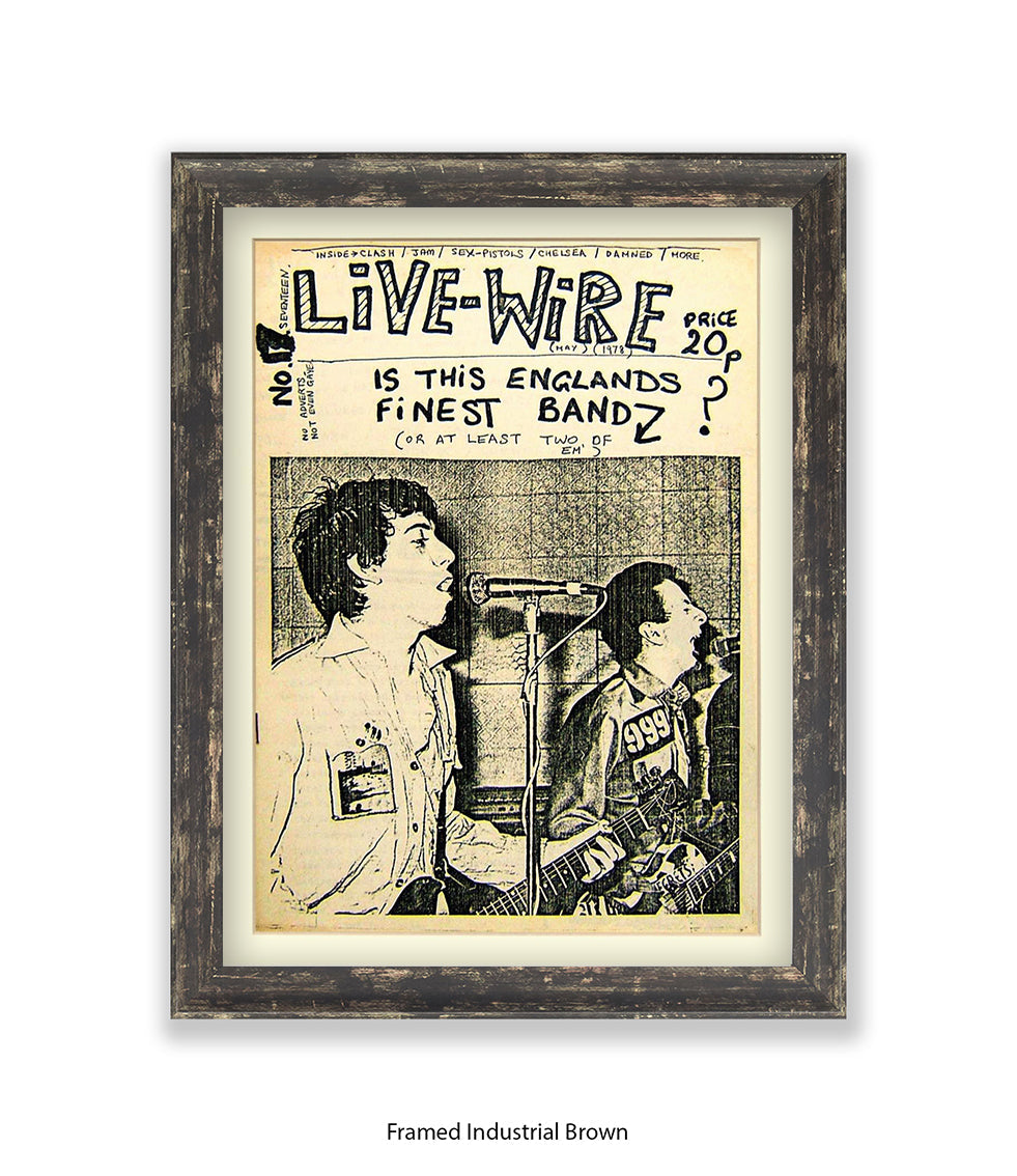 Live-Wire Is This Englands Finest Band Art Print