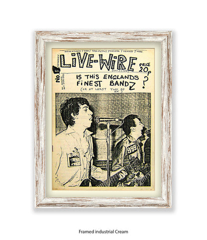 Live-Wire Is This Englands Finest Band Art Print