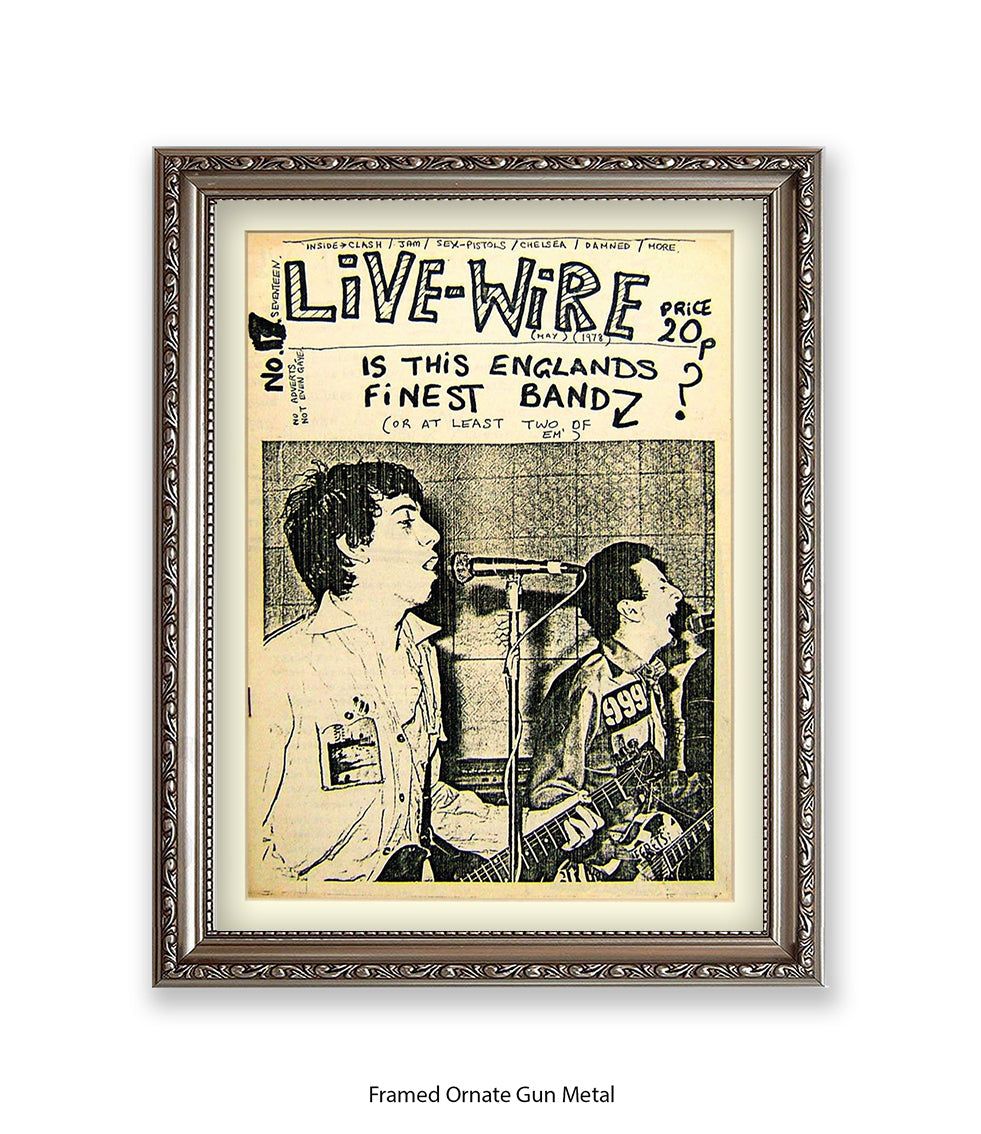 Live-Wire Is This Englands Finest Band Art Print