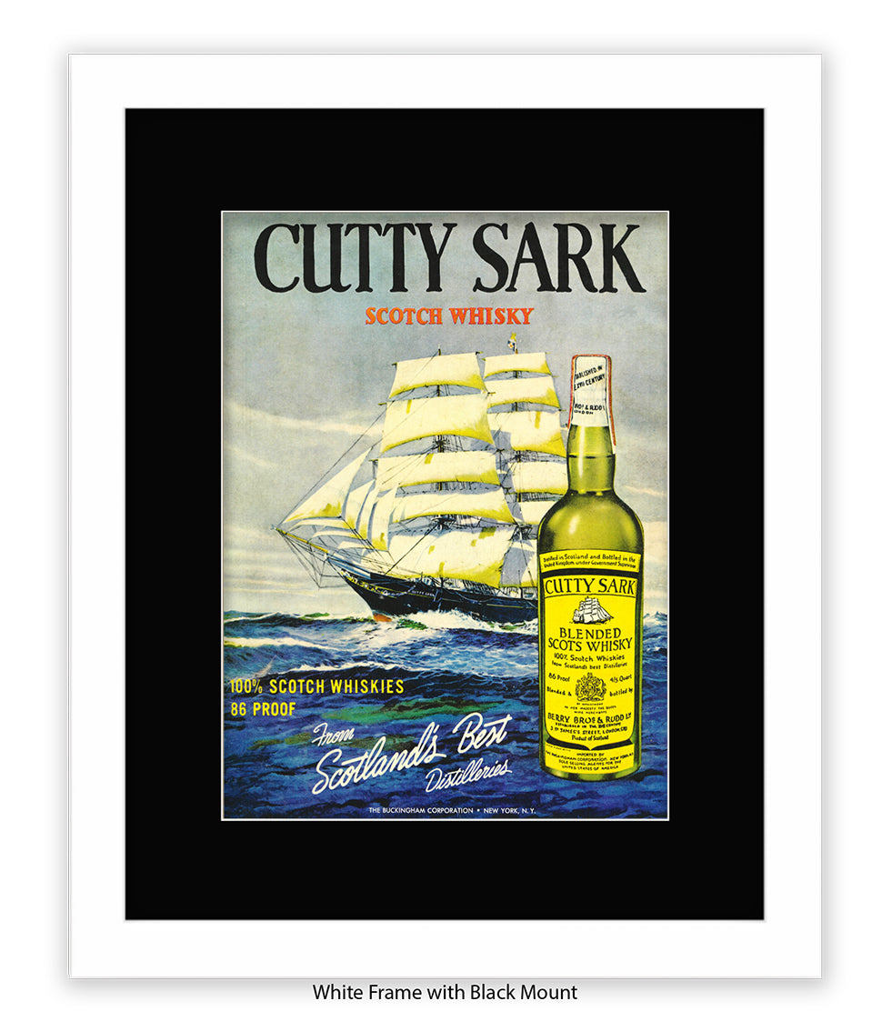 Cutty Sark Scotch Whisky Art Print