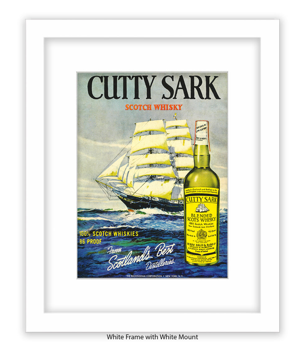 Cutty Sark Scotch Whisky Art Print