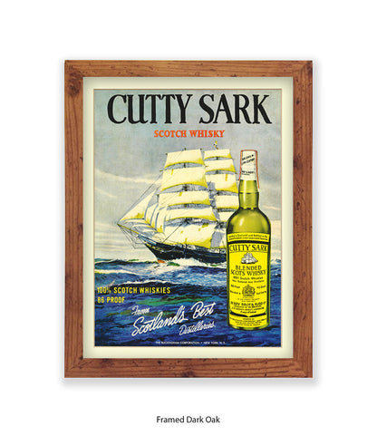 Cutty Sark Scotch Whisky Art Print