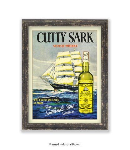 Cutty Sark Scotch Whisky Art Print