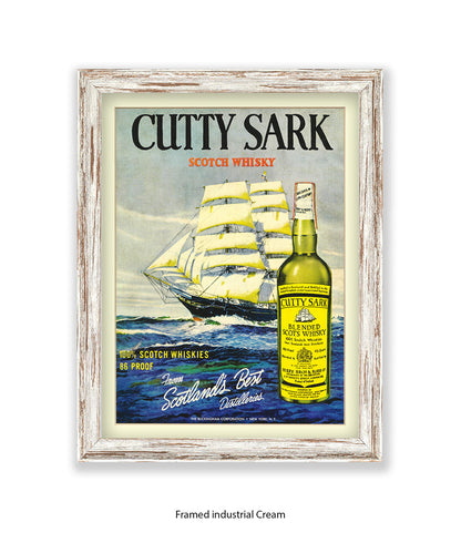 Cutty Sark Scotch Whisky Art Print