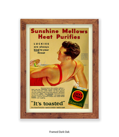 Sunshine Mellows Tobacco Art Print