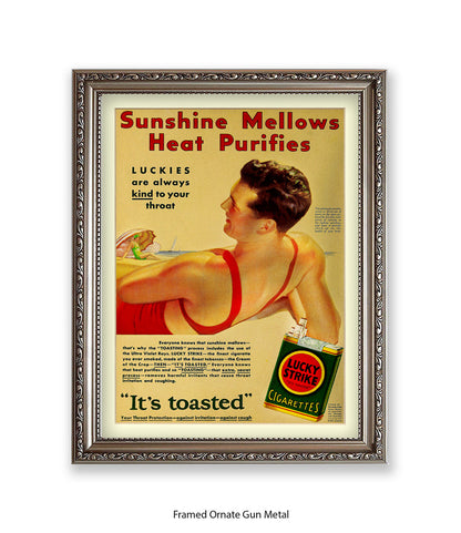 Sunshine Mellows Tobacco Art Print