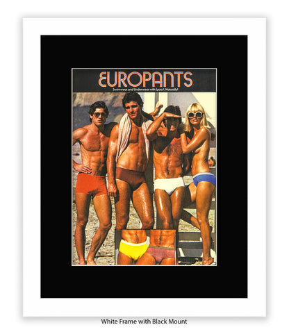 Europants Swimwear & Underwear Art Print