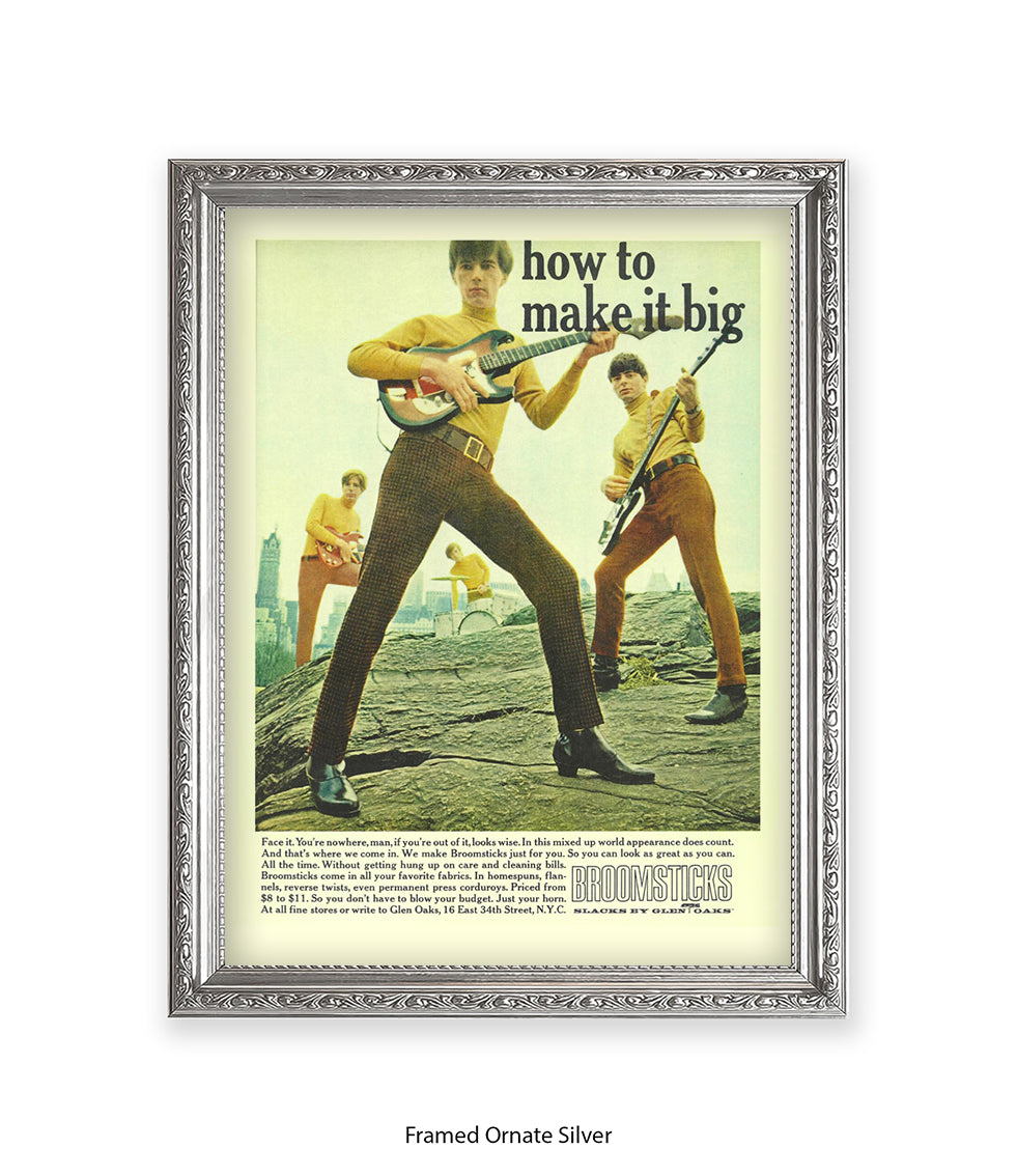 How To Make It Big Broomsticks Slacks Art Print