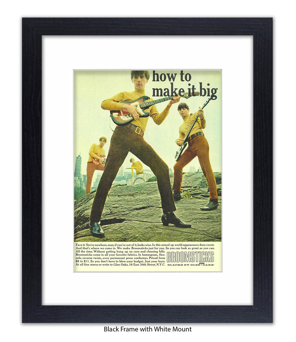 How To Make It Big Broomsticks Slacks Art Print