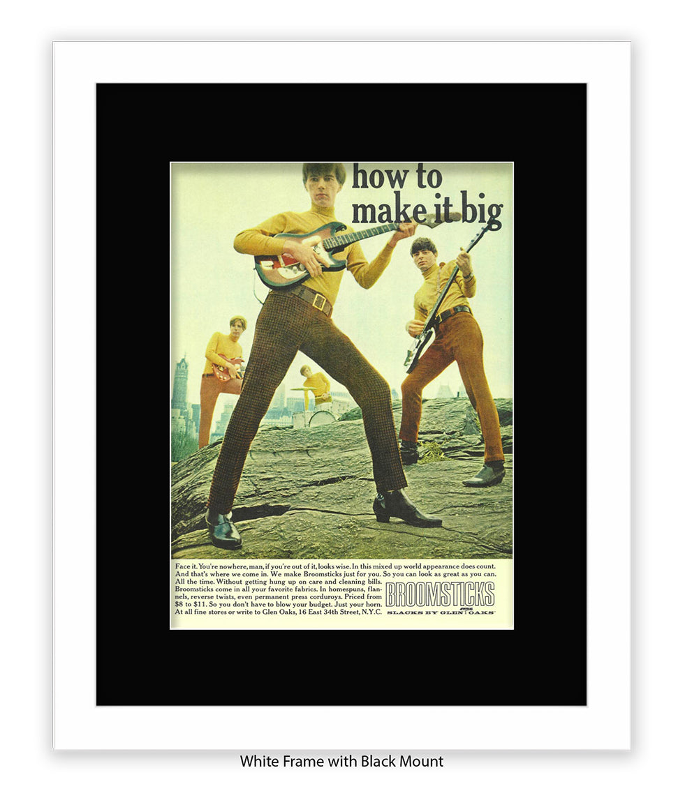 How To Make It Big Broomsticks Slacks Art Print