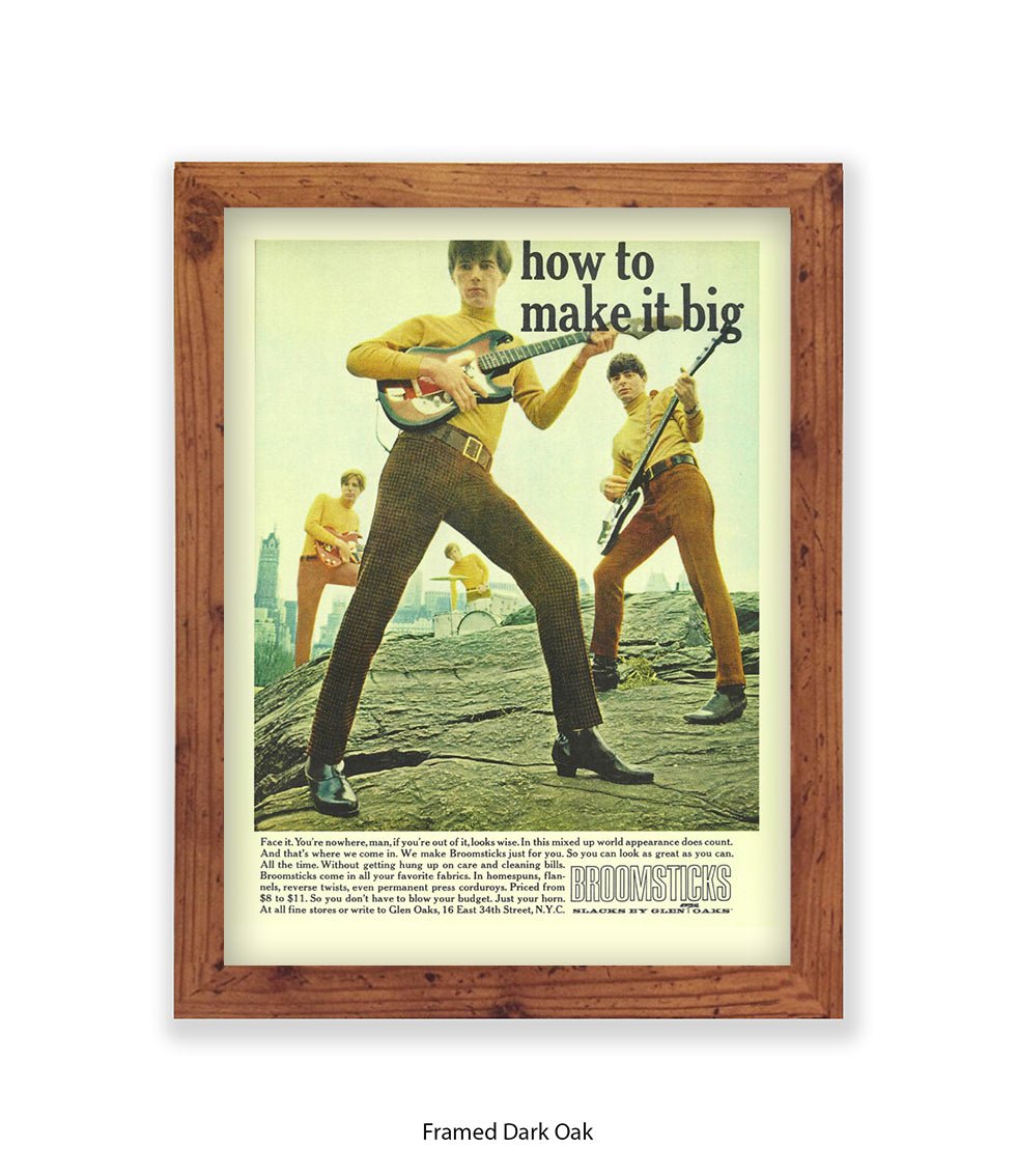 How To Make It Big Broomsticks Slacks Art Print