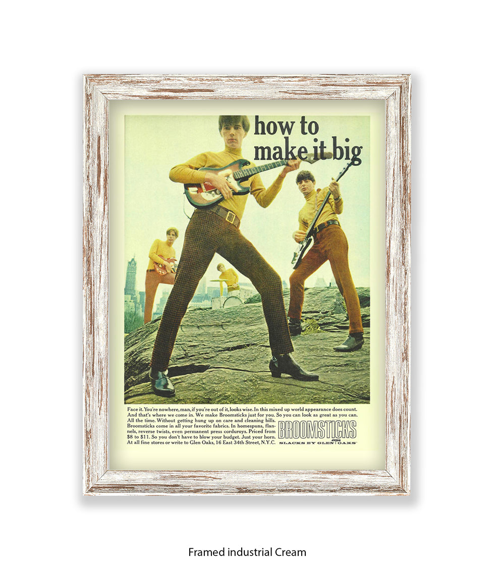 How To Make It Big Broomsticks Slacks Art Print