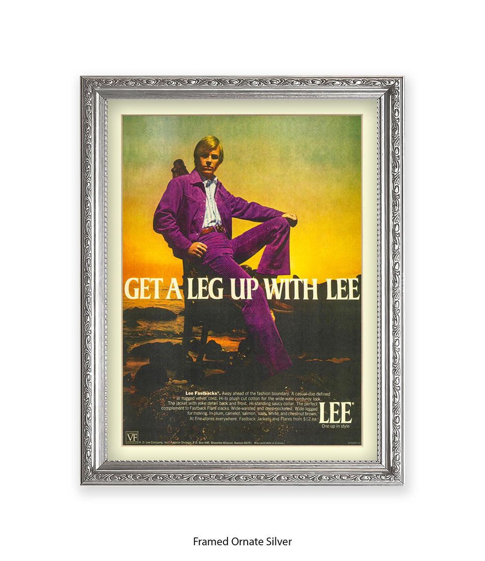 Lee Cooper Get a leg up with lee Art Print