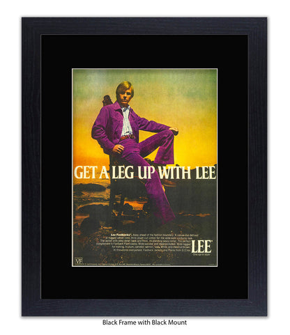 Lee Cooper Get a leg up with lee Art Print